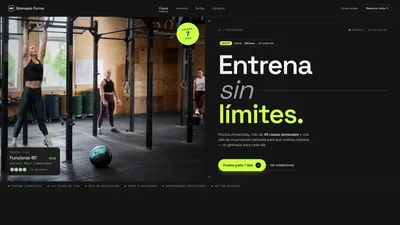 Web de Gimnasio Forma